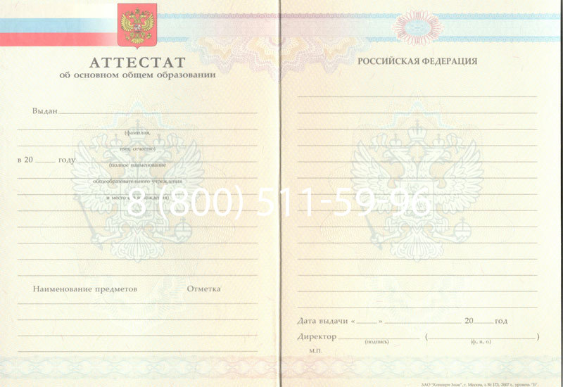 Купить Аттестат за 9 класс 2007-2010 годов в Евпатории Купить Аттестат за 9 класс 2007-2010 годов в Евпатории